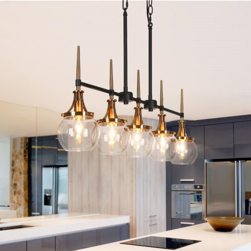 Wayfair Gold Kitchen Island Lighting You'll Love in 2023